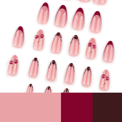 European And American Wear Nail Almond Nail Cherry Nail Tips