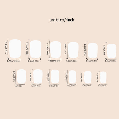 Women's French Press Wear Nail Stickers