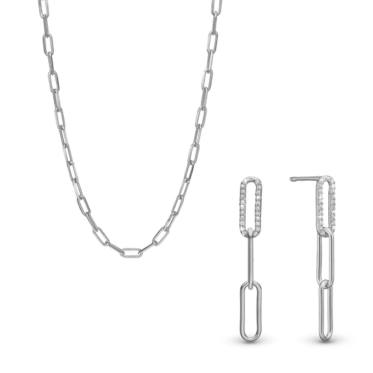 Silver Link Elegance sæt, Silver