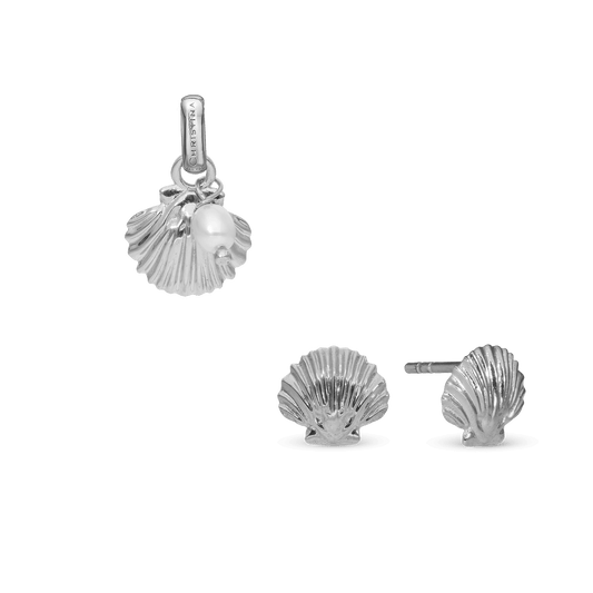 CHRISTINA Clam Shell sæt, Sølv