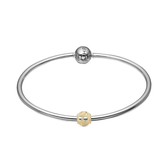 Sølv Bangle med charm