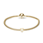 Charms Bracelet with charm i Gold Plated