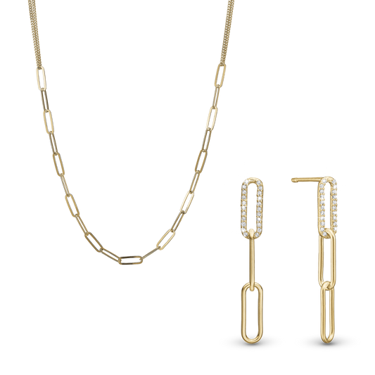 Golden Spirit Link sæt, Gold Plated