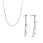 Pearl Chain Elegance sæt, Silver